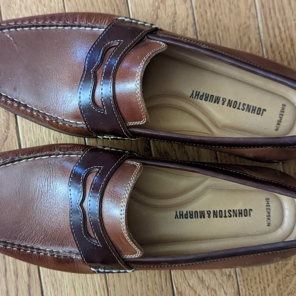 Johnston & Murphy Sheepskin Loafers